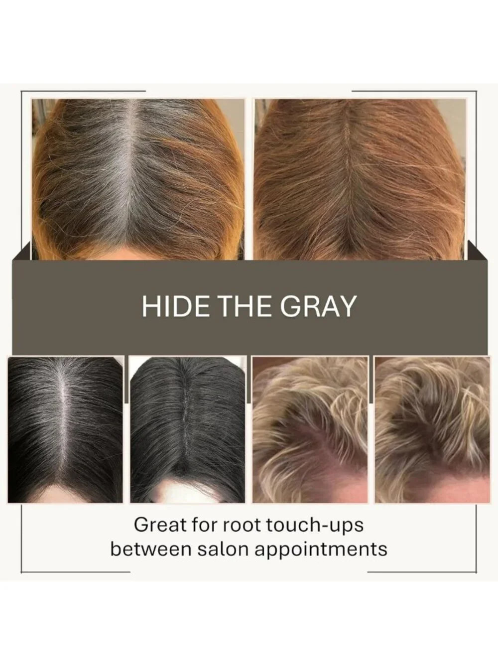 Root Touch Up Powder - Great Hair Day Concealer, White, Instant Hair Color Fix